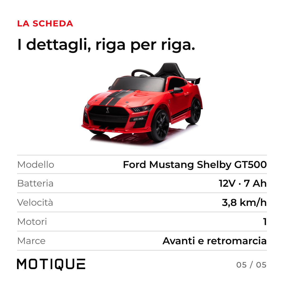 Ford Mustang Shelby GT500 - infografica 5