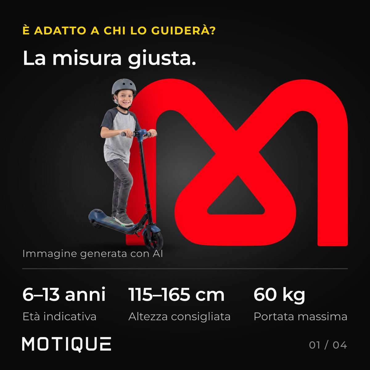 Monopattino Simate S4 - infografica 1
