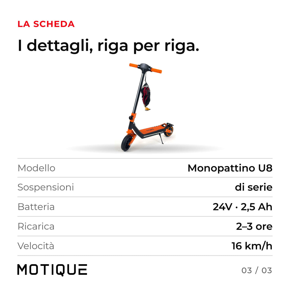 Monopattino U8 - infografica 3