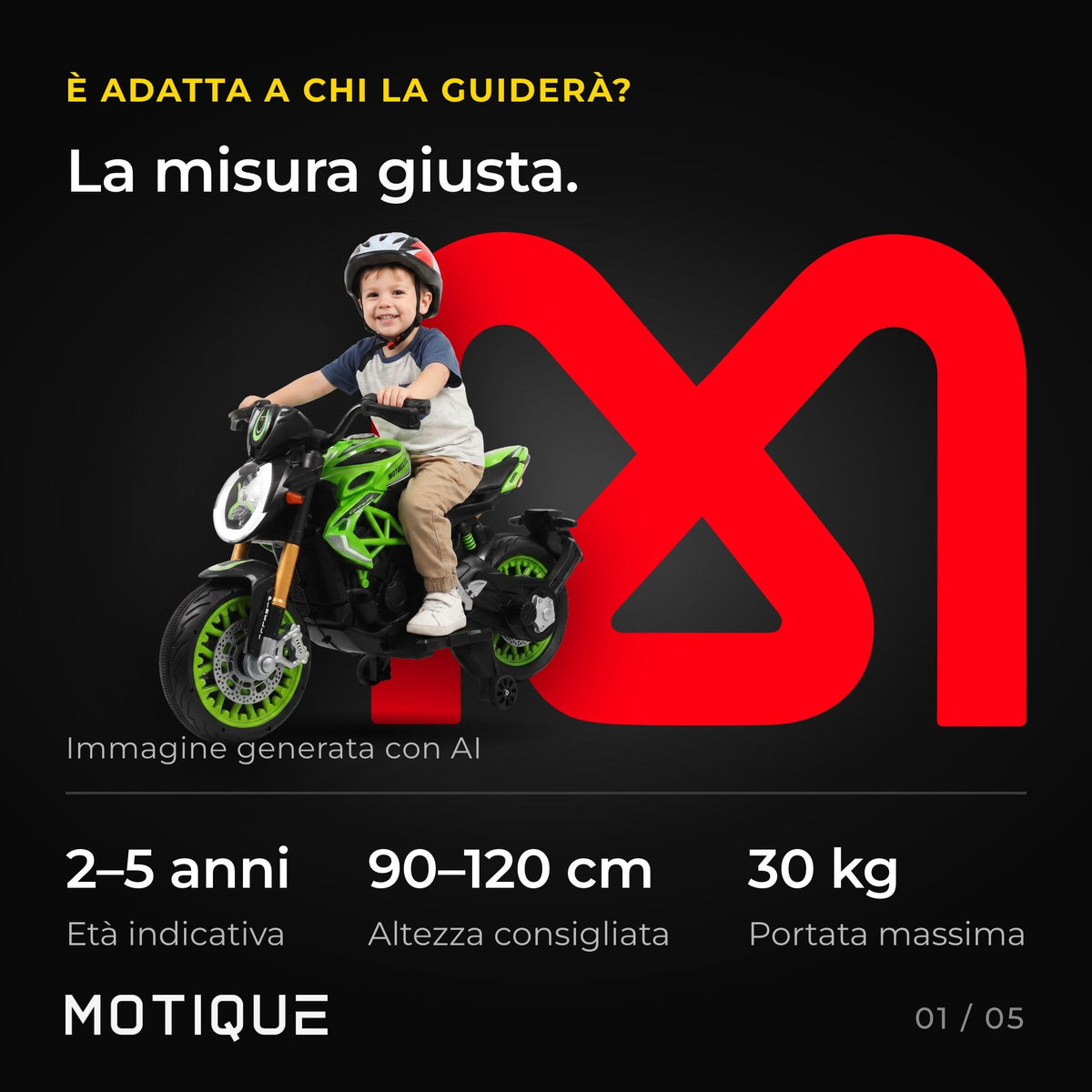 Moto da Pista Multiled - infografica 1