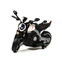 Elektro-Rennmotorrad für Kinder mit Stützrädern