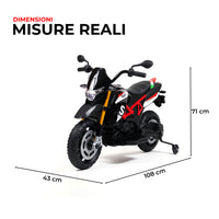 Moto de course électrique enfants avec roulettes — photo 4