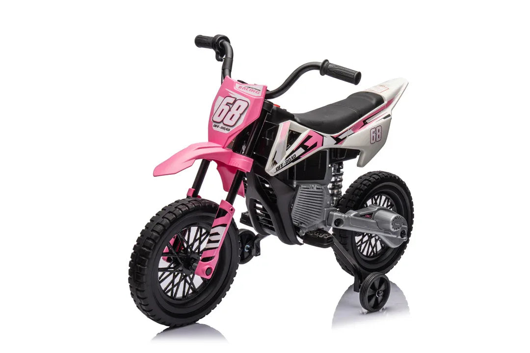 Moto Per Bambini Anni Molto Moto Corridoio Cross Rosa