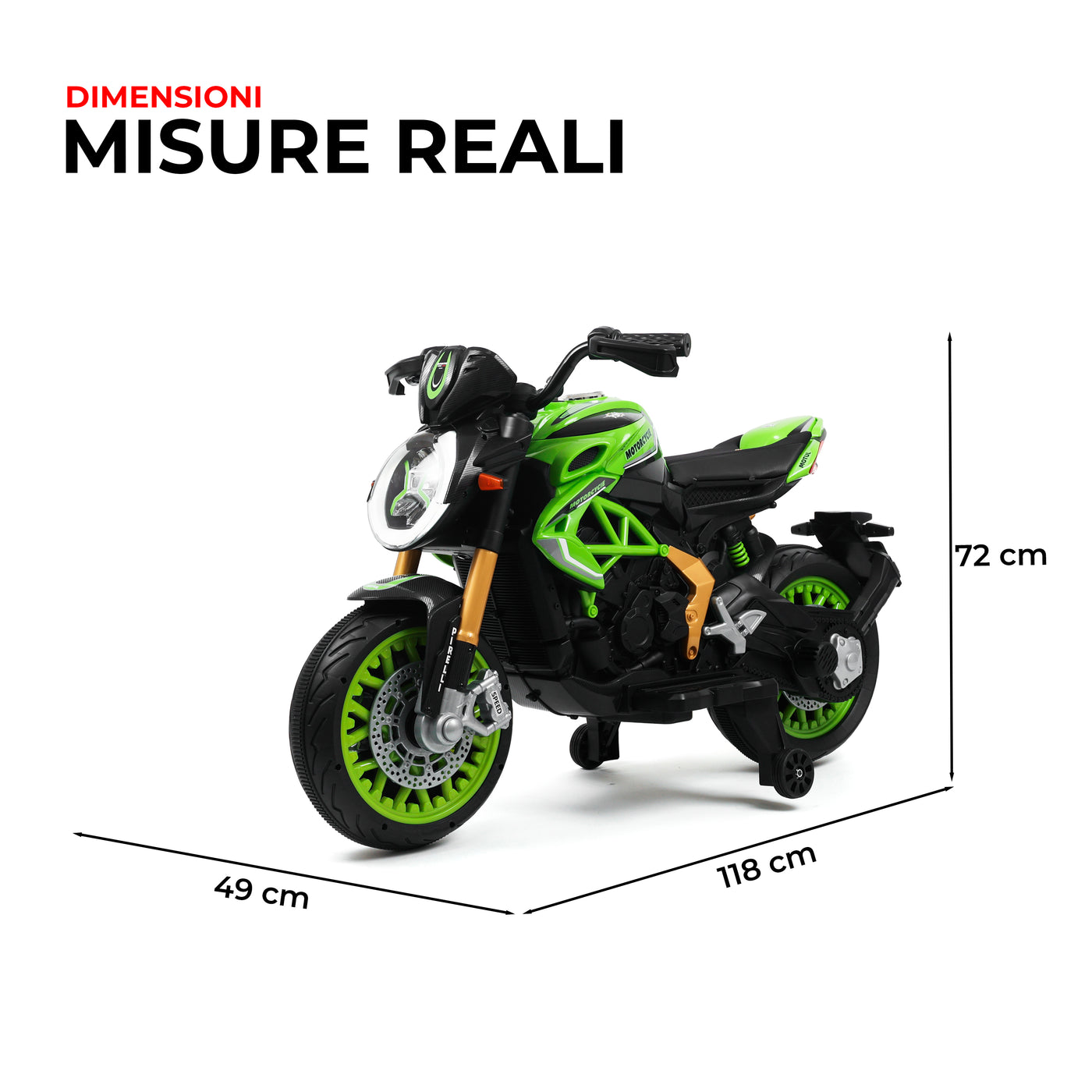 MOTO DA PISTA MULTILED
