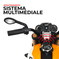Moto de course électrique enfants avec roulettes — photo 7