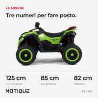 Quad ATV 12V · 3-8 anni — foto 4