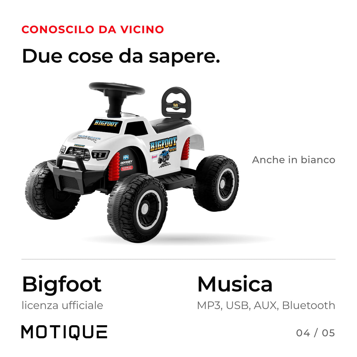 Quad Bigfoot - infografica 4