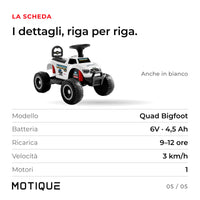 Quad Bigfoot 6V · 3-4 anni — foto 6
