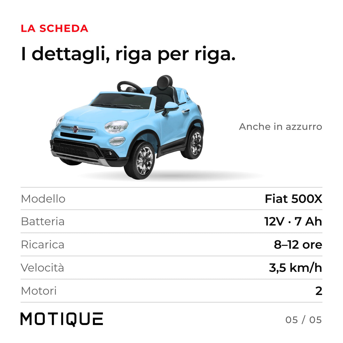 Fiat 500X - infografica 5