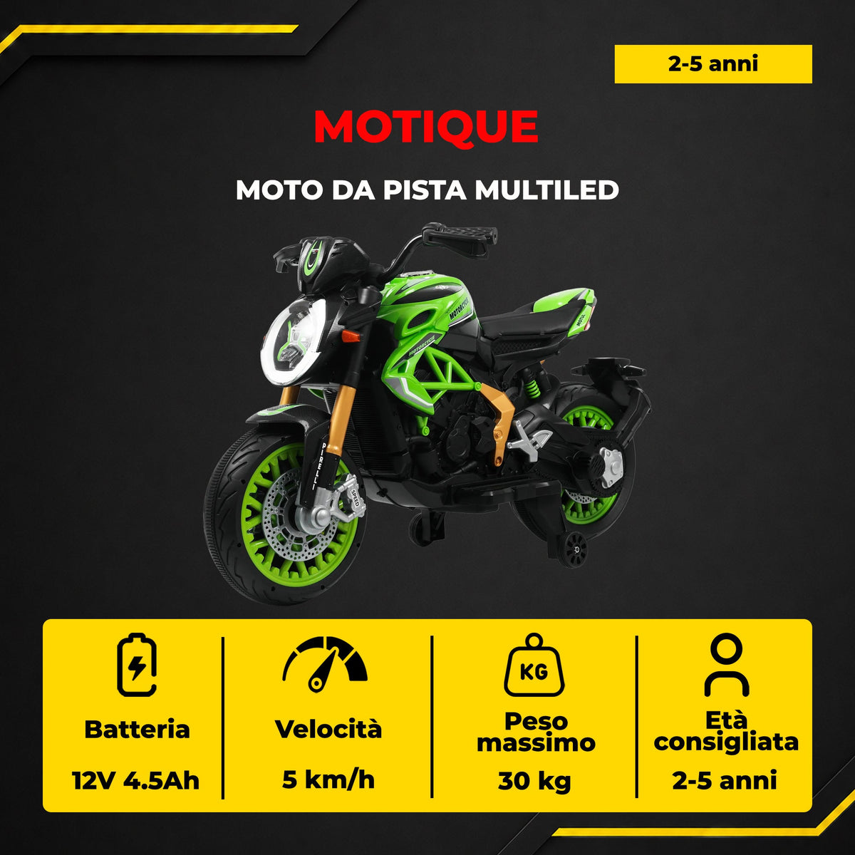 Moto da Pista Multiled - infografica 2