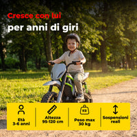 Motocross EQA 12V · 3-6 anni — foto 15