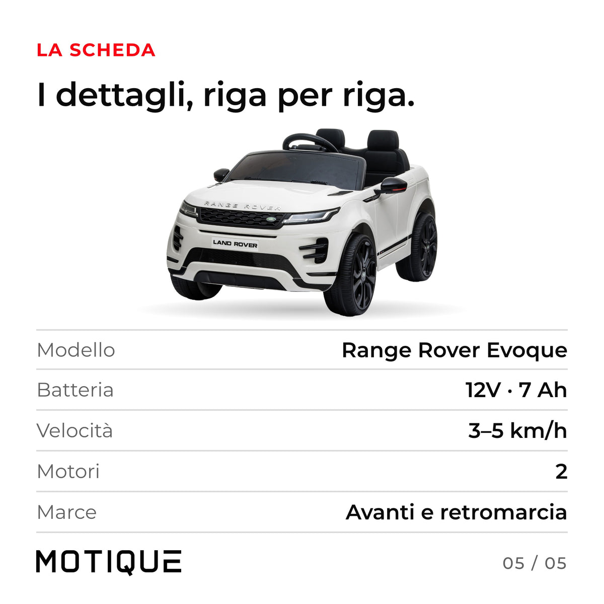 Range Rover Evoque - infografica 5