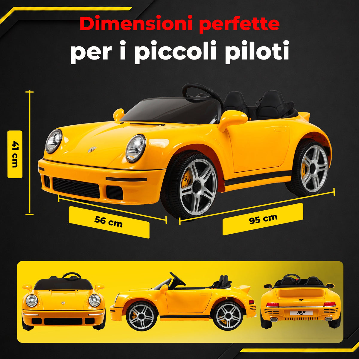 RUF Porsche SCR - infografica 4