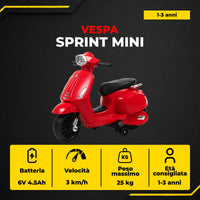 Vespa Sprint Mini 6V · 1-3 anni — foto 3